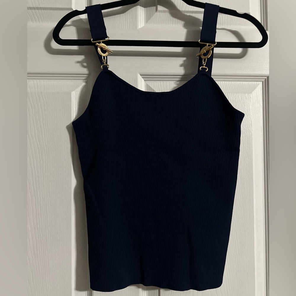Lauren Ralph Lauren Yenfled toggle-strap knit vest top Size Large NWOT - Picture 10 of 11